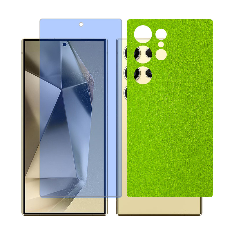 محافظ صفحه نمایش مات آنتی بلو گلس مدل Together مناسب برای گوشی موبایل سامسونگ Galaxy S22 Ultra به همراه برچسب پوششی