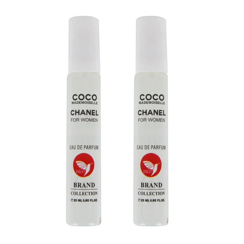 عطر جیبی زنانه برد برند کالکشن مدل COCO CHANEL حجم 25 میلی لیتر مجموعه 2 عددی