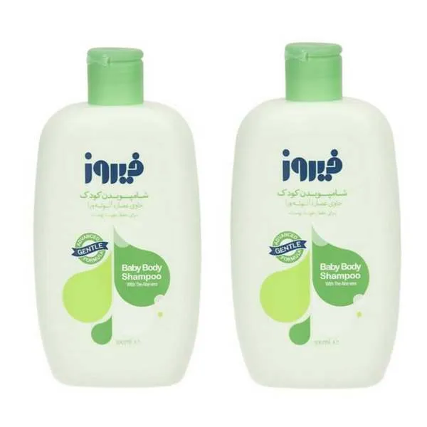شامپو بدن بچه فیروز مدل Aloe Vera حجم 300 میلی لیتر بسته 2 عددی