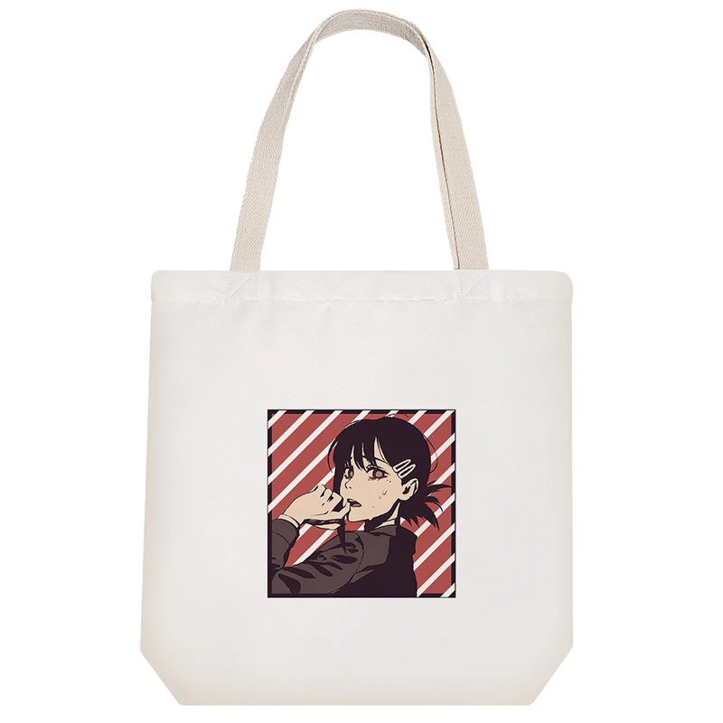 ساک خرید خندالو مدل کوبنی انیمه مرد اره ای کد 2138