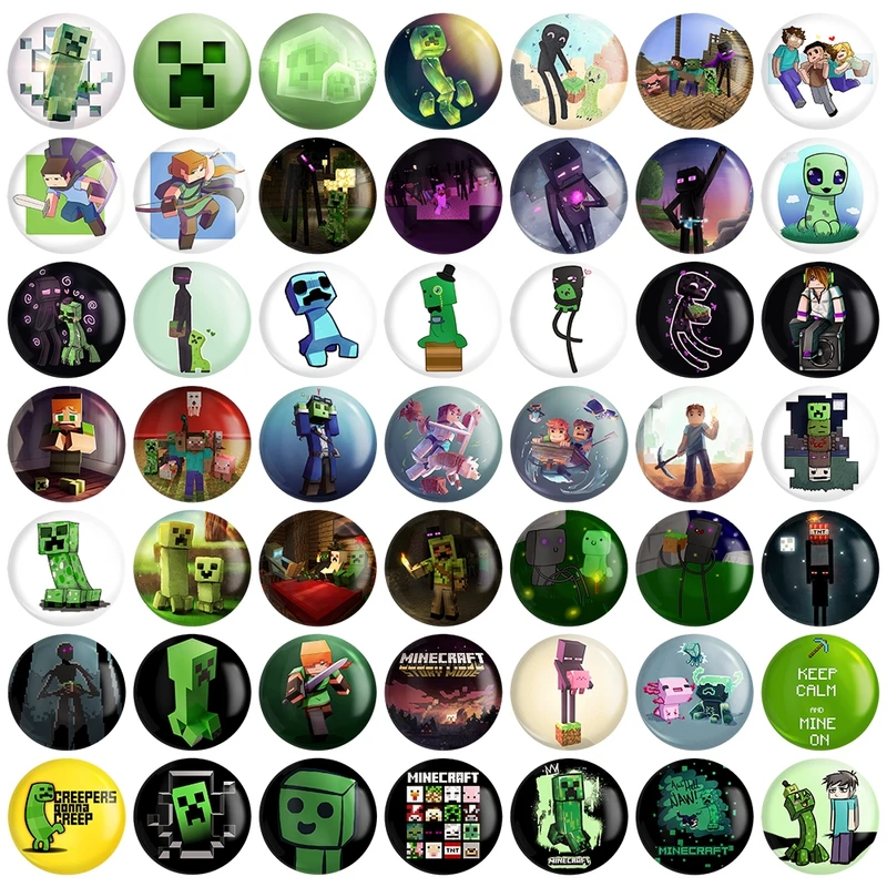 مگنت خندالو مدل ماینکرافت (Minecraft) کد 173 مجموعه 49 عددی