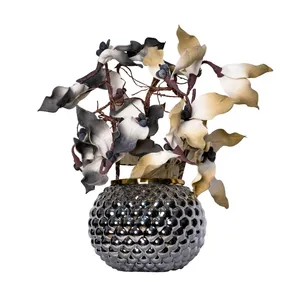 گلدان به همراه گل مصنوعی مدل 034