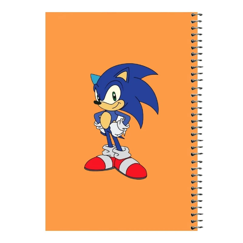 دفتر مشق 80 برگ اس جی مدل سونیک کد1   