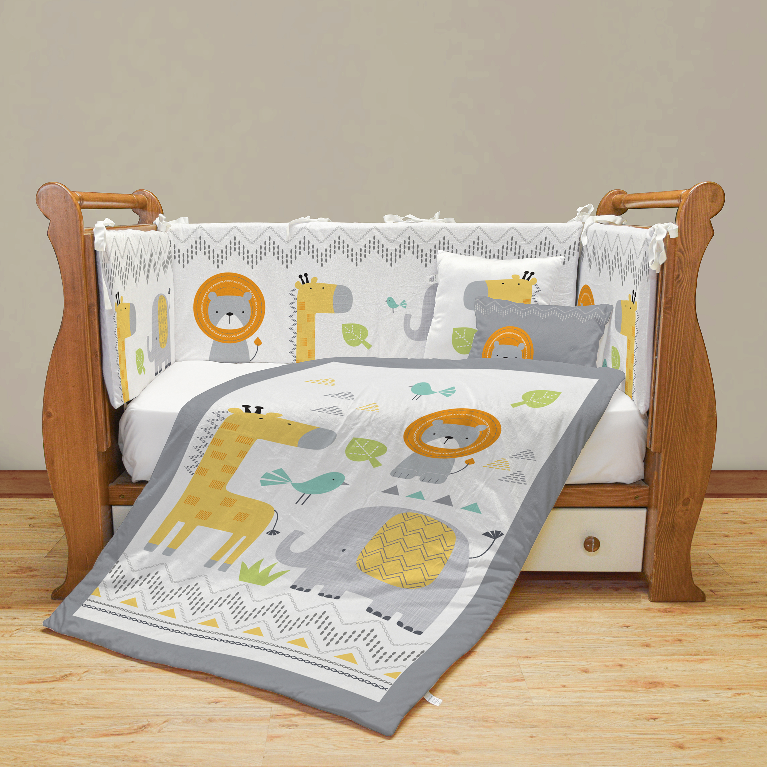 سرویس روتختی 7 تکه کودک مامزکیوتی مدل مزرعه SK77