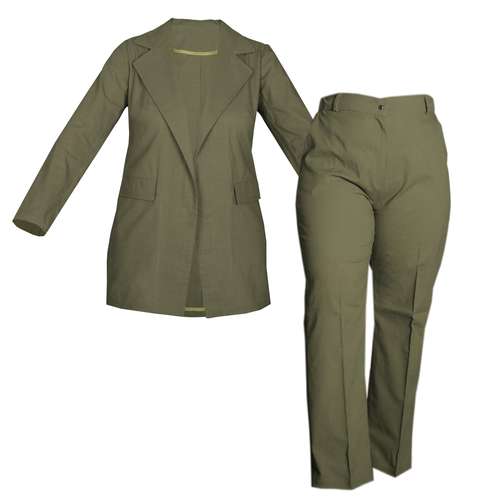 مانتو و شلوار زنانه مدل لنین اسلپ کد 1011