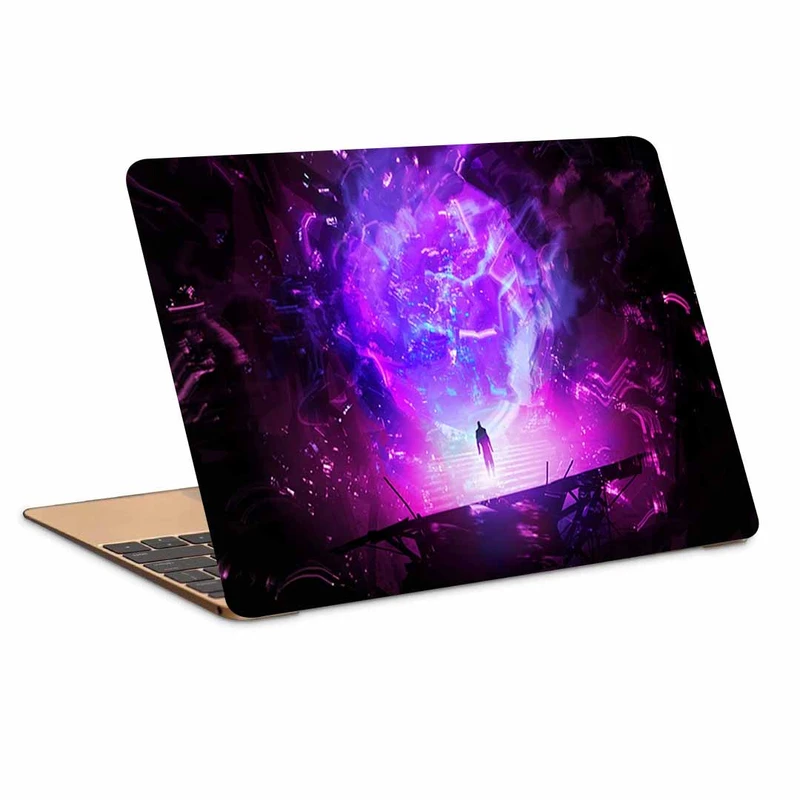 استیکر لپ تاپ طرح lonely loneliness glowکد N-350مناسب برای لپ تاپ 15.6 اینچ