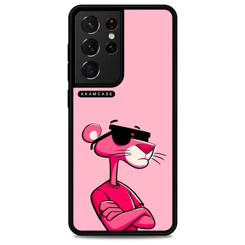 کاور آکام مدل AMC-WSGS21U-PINK PANTHER11 مناسب برای گوشی موبایل سامسونگ Galaxy S21 Ultra