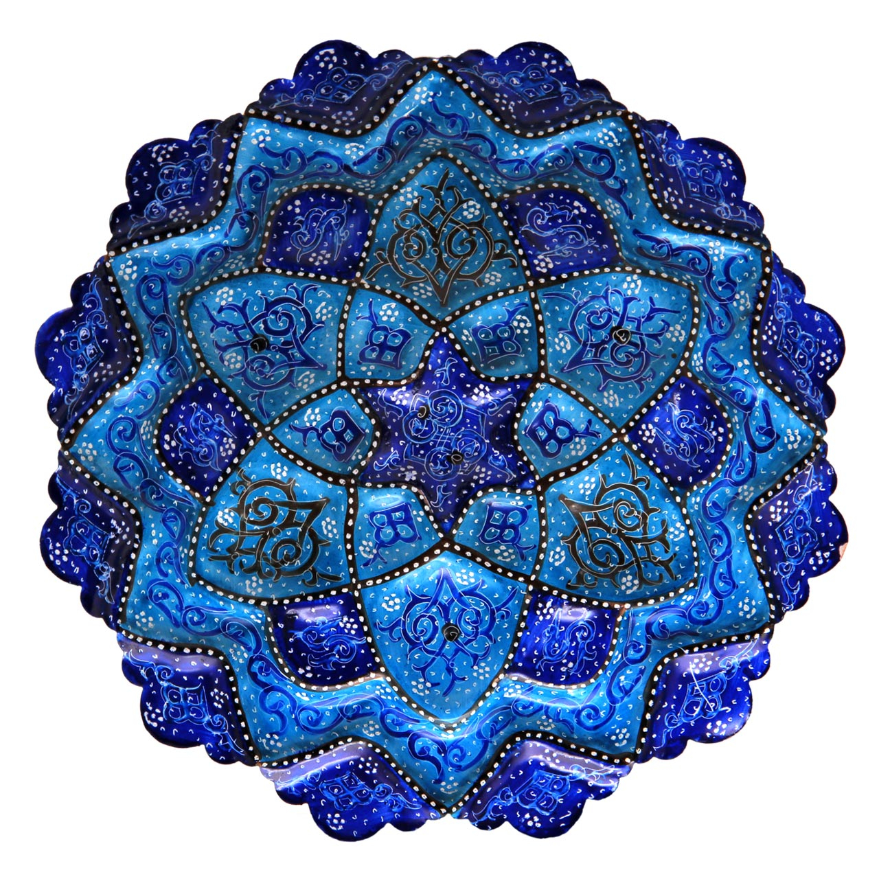 بشقاب میناکاری شده کد 15-10002