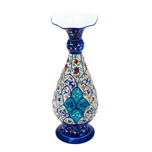 گلدان میناکاری مدل صراحی کد 384-12-102