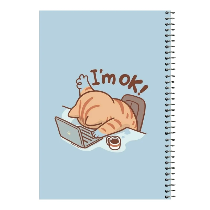 دفتر مشق 80 برگ اس جی مدل گرگ 