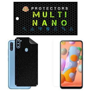 Multi Nano X-SFG Screen Protector For Samsung Galaxy M11 with back skin