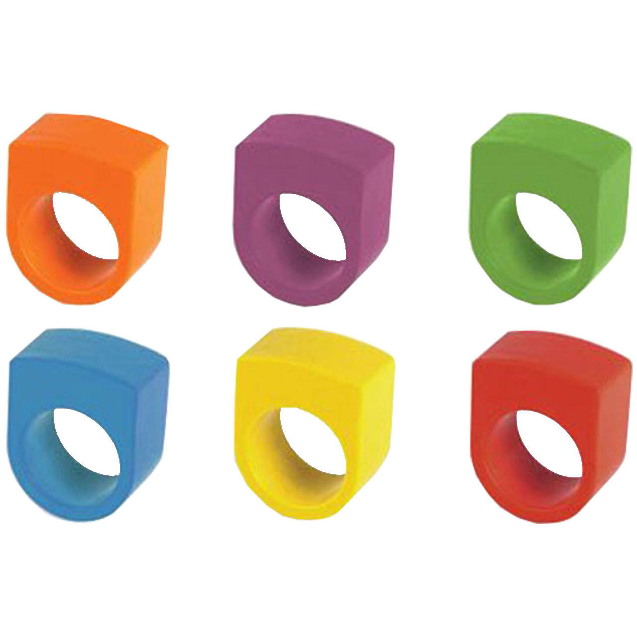 مداد شمعی کیکرلند مدل Round Rings بسته 6 عددی
