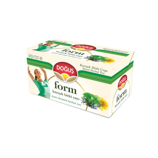 دمنوش لاغری چند گیاه دوغوش مدل form بسته 20 عددی
