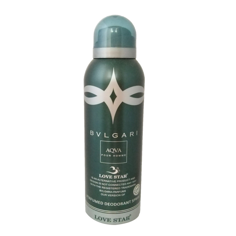 اسپری مردانه لاو استار مدل bvlgari حجم 200 میلی لیتر اسپری مردانه لاو استار مدل bvlgari حجم 200 میلی لیتر