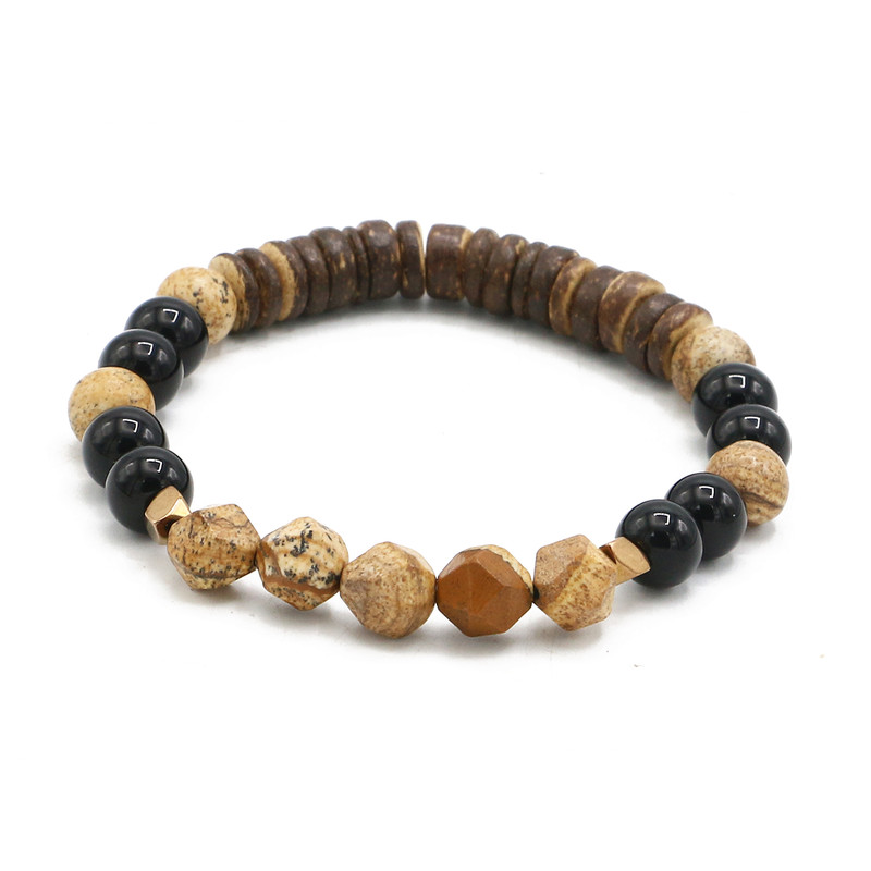 دستبند مردانه گالری شادونه مدل Sh-145-WJ