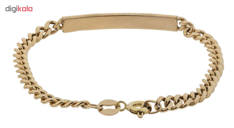دستبند طلا 18 عیار گالری مرجان طرح کارتیه مدل 0872