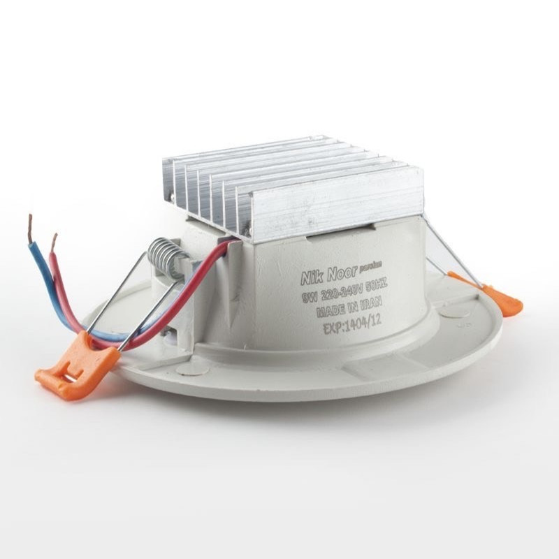 هالوژن 9 وات نیک نور پارسیان مدل 1001 مجموعه 10 عددی