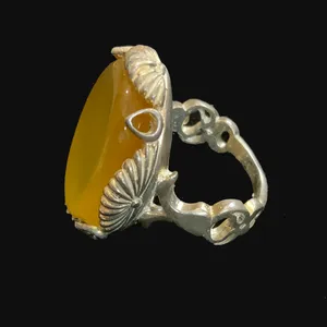 انگشتر نقره زنانه مدل عقیق کد 121291