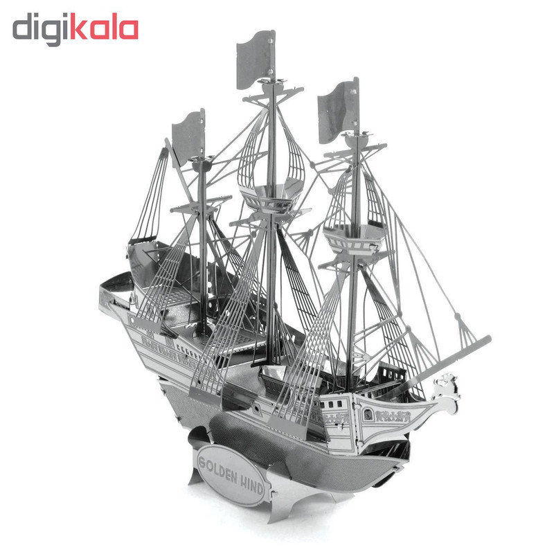 پازل فلزی سه بعدی - مدل BMK GOLDEN HIND