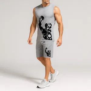 ست تاپ و شلوارک مردانه مدل بوکس