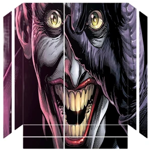 برچسب پلی استیشن ۴ مدل طرح   joker danger laugh na  کد PS-10108