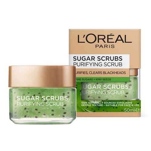 اسکراب لایه بردار لورآل مدل SUGAR and KIWI حجم 50 میلی لیتر