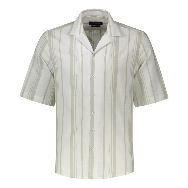 پیراهن آستین کوتاه یقه برگردان مردانه پاتن جامه مدل 04MC8015