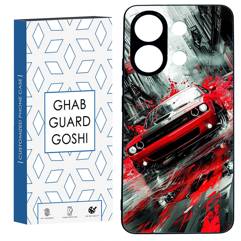کاور قاب گارد گوشی طرح ماشین کد TPU-091 مناسب برای گوشی موبایل شیائومی REDMI NOTE 13 4G