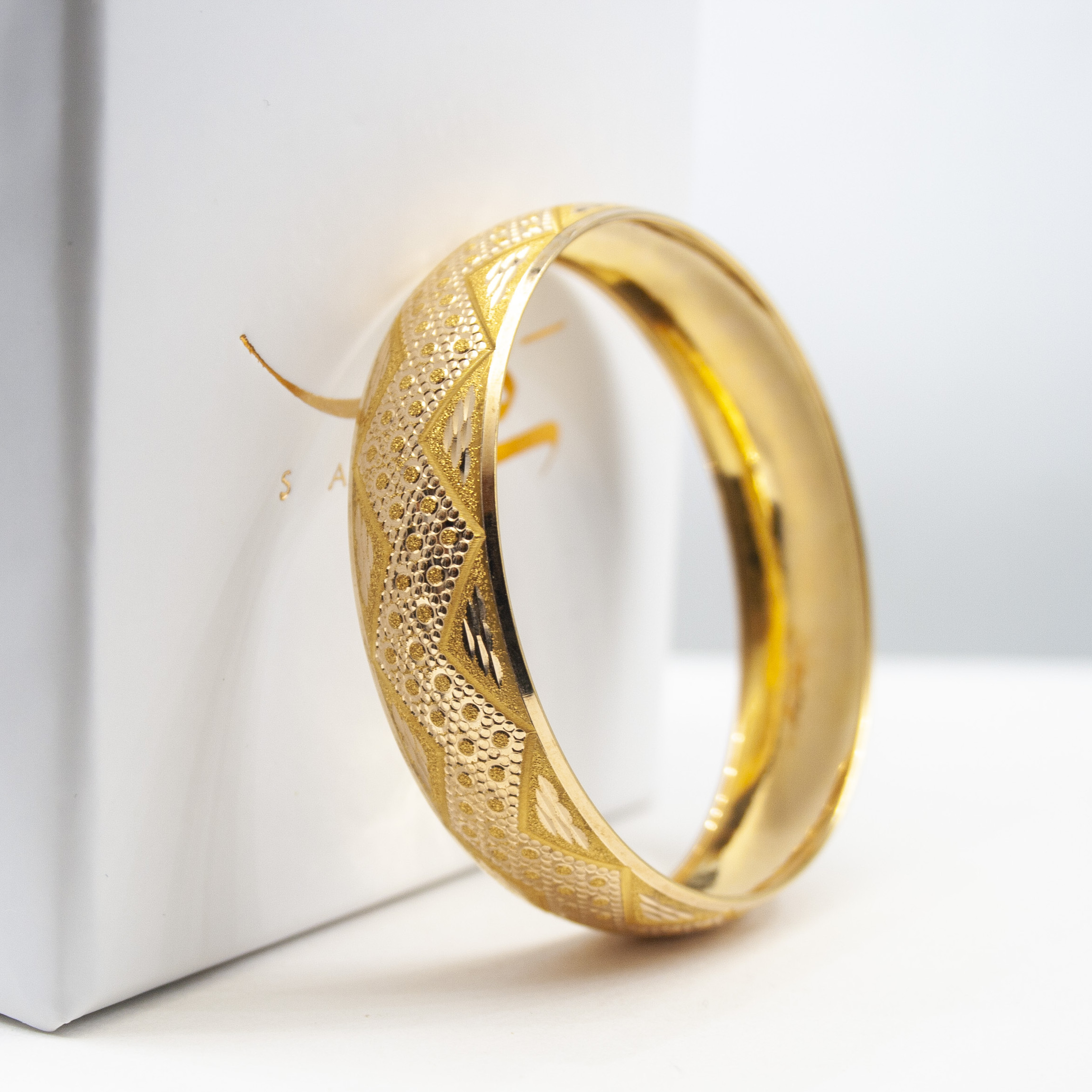 النگو طلا 18 عیار زنانه سهی مدل VB54-3