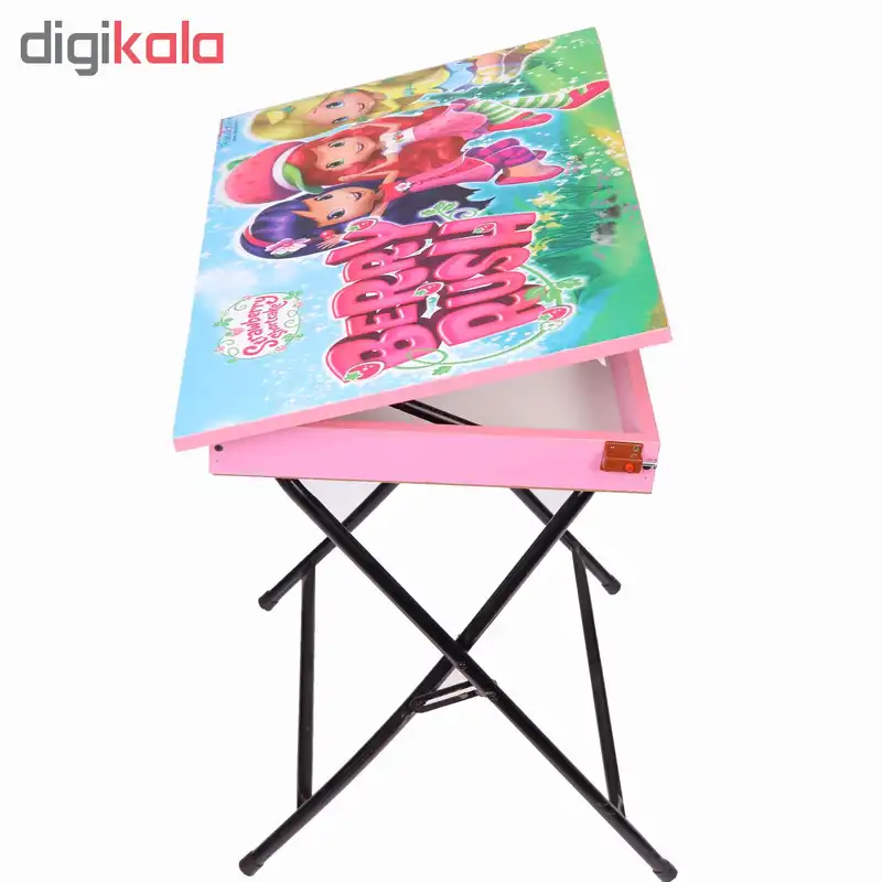 ست میز تحریر و صندلی طرح توت فرنگی