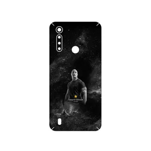 MAHOOT Dwayne Johnson Cover Sticker for Motorola Moto G8 Power Lite
