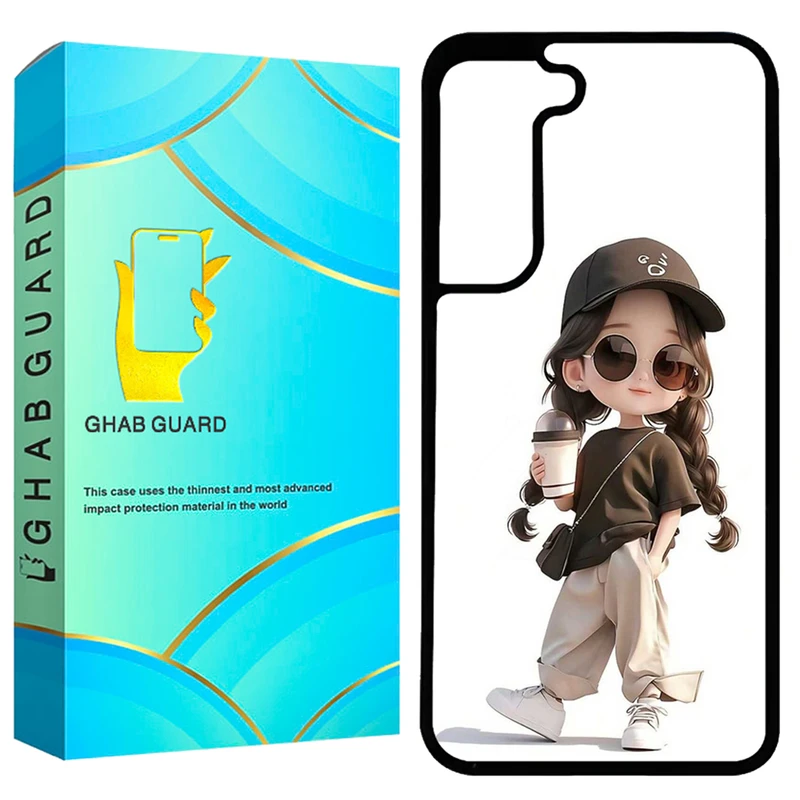 کاور قاب گارد طرح دختر مدل GCHPA21F مناسب برای گوشی موبایل سامسونگ Galaxy S21 FE 5G