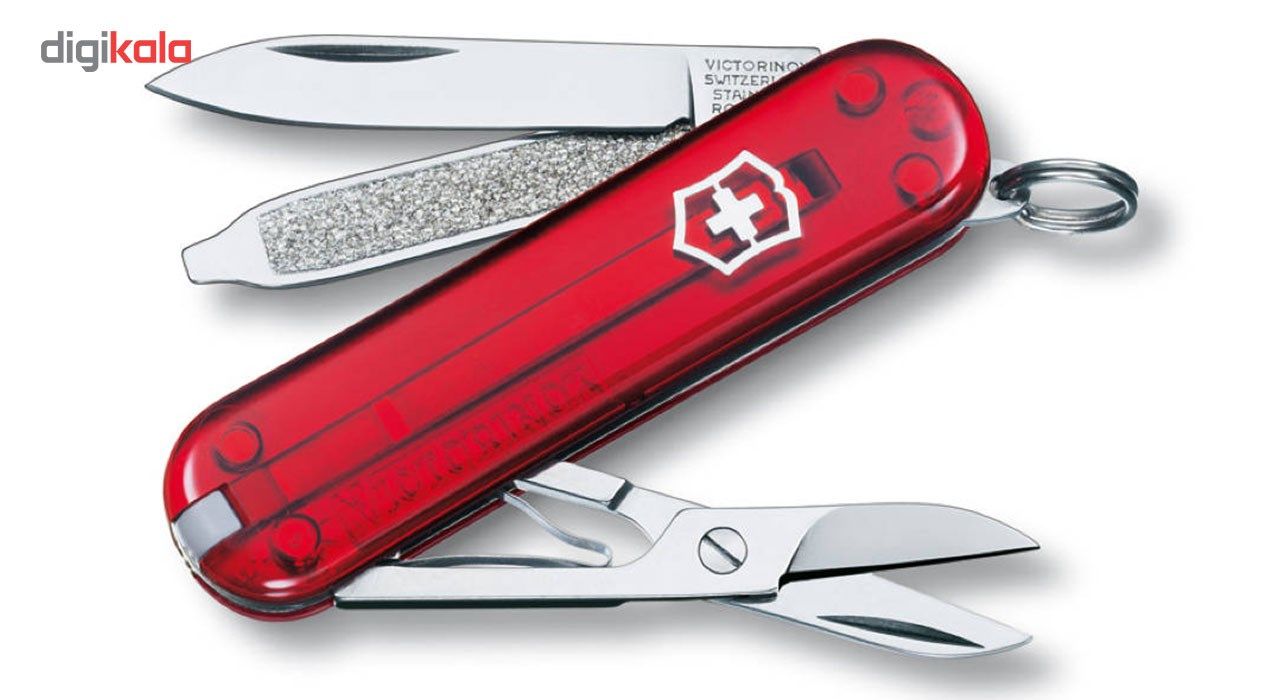 چاقوی ویکتورینوکس مدل Sign Lite Red Trans کد 06226T