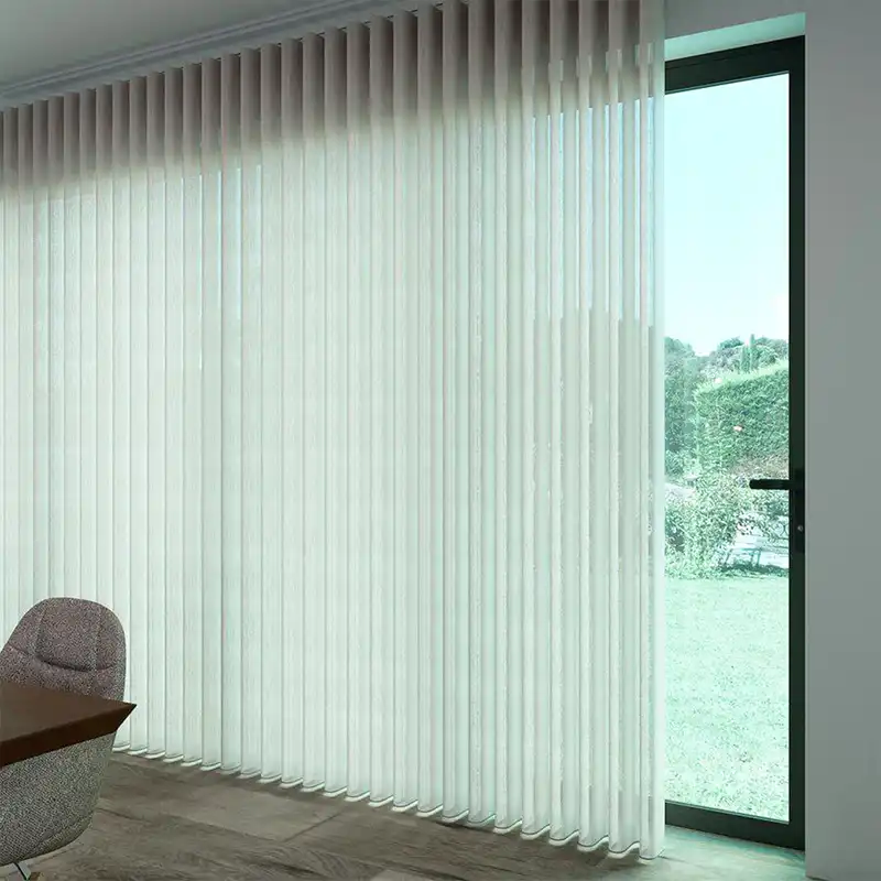 پرده تیکو دکو مدل پلیسه کتان شفاف افکت دار سایز 150x280 سانتی متر