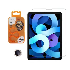 محافظ صفحه نمایش دلپی مدل A15_Diamond مناسب برای تبلت اپل iPad Air 5th generation Wi-Fi به همراه محافظ لنز دوربین