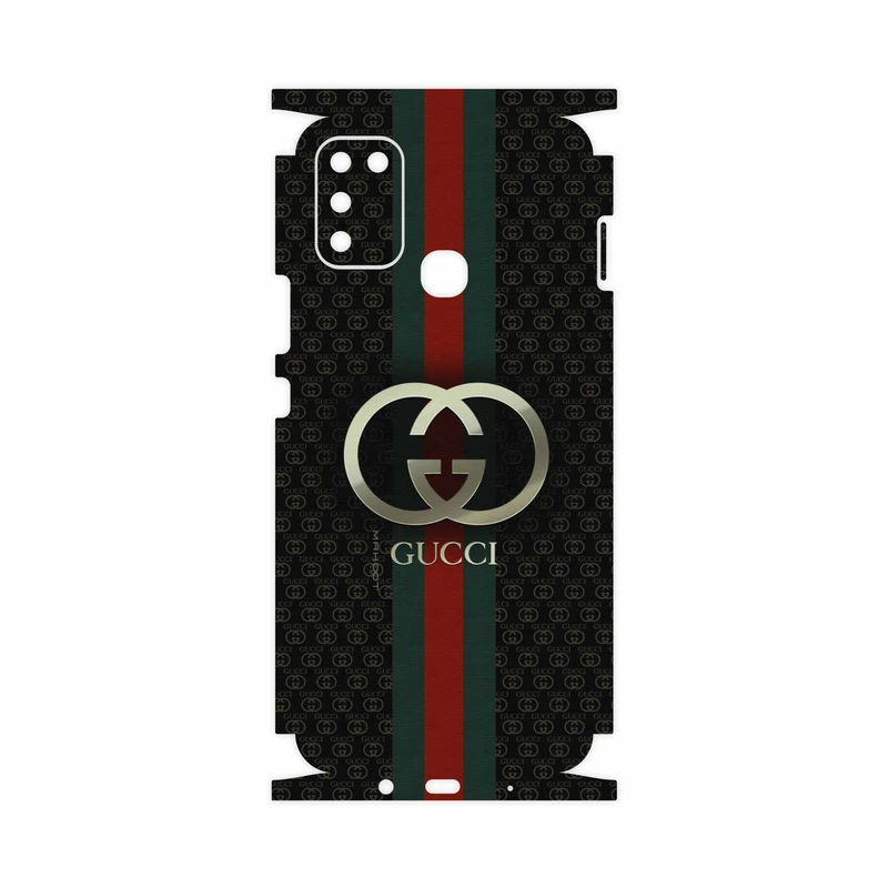 برچسب پوششی ماهوت مدل GUCCI-Logo-FullSkin مناسب برای گوشی موبایل اینفینیکس Hot 10 Play