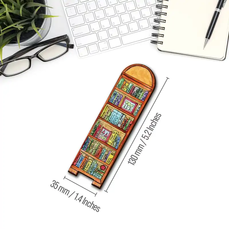 نشانگر کتاب لوکسینو مدل قفسه کتابخانه کد کتاب باز مجموعه 3 عددی