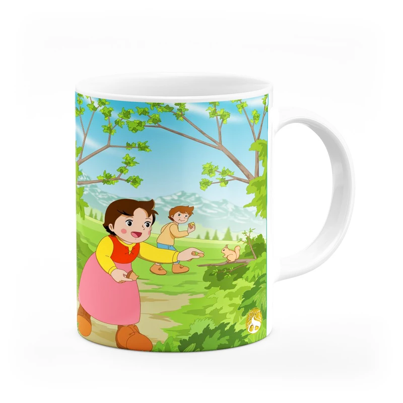 ماگ هومرو طرح انیمیشن هایدی دختر آلپ مدل MG3951