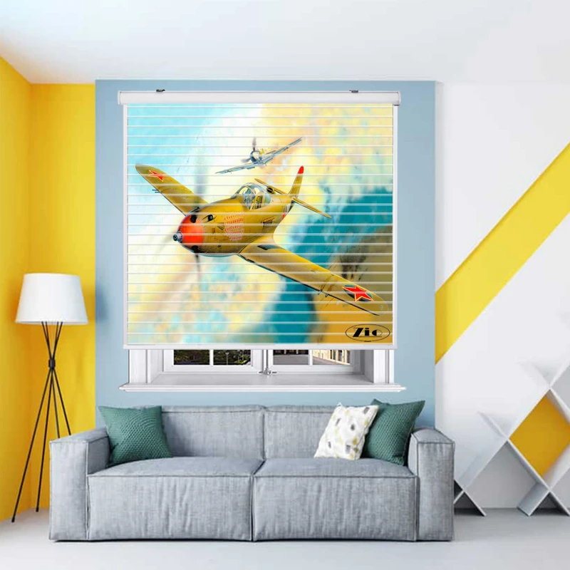 پرده زبرا زیو مدل سیلوئت OV 7026 سایز 150x150 سانتی متر