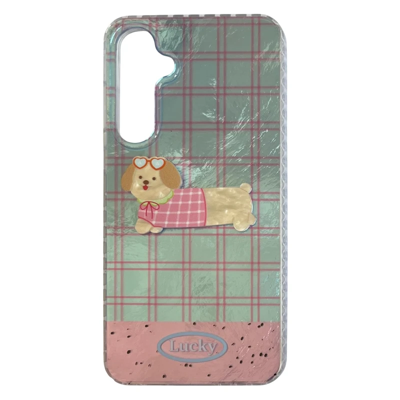 کاور مدل فانتزی طرح سگ برجسته imd کد 615 مناسب برای گوشی موبایل سامسونگ Galaxy A35 / A55