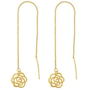 گوشواره طلا 18 عیار زنانه الن نار مدل ELME0560