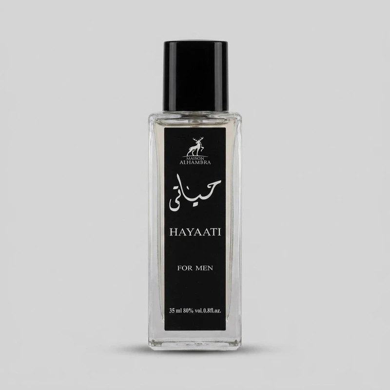 عطر جیبی مردانه الحمبرا مدل حیاتی حجم 30 میلی لیتر