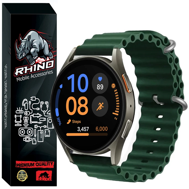 بند راینو مدل Ocean مناسب برای ساعت هوشمند سامسونگ Galaxy Watch FE