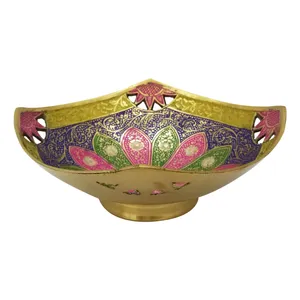 کاسه برنجی طرح لب خورشیدی مدل 75