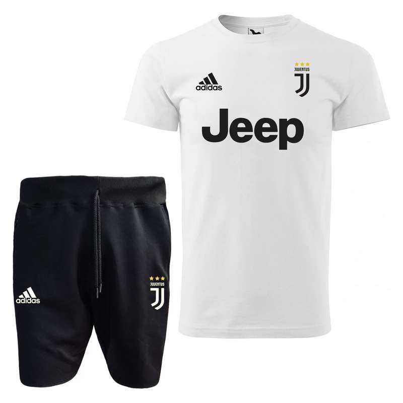 ست تی شرت و شلوارک مردانه مدل یوونتوس کد 63122