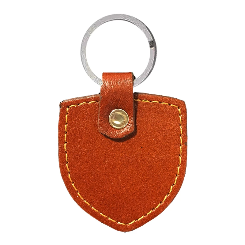 جاکلیدی چرم مدل A-K11 رنگ عسلی