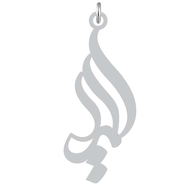 آویز گردنبند نقره کرابو طرح المیرا مدل Kn2-1190