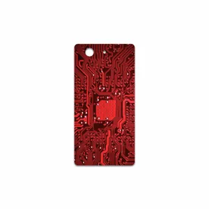 MAHOOT Red Printed Circuit Board Cover Sticker for Sony Xperia Z3 Compact