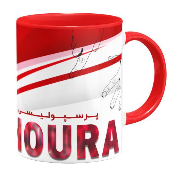 ماگ گالری وبفر مدل پرسپولیسی ام طرح اهورا