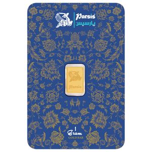 شمش طلا 999.9 عیار پارسیس مدل pa-pr-1